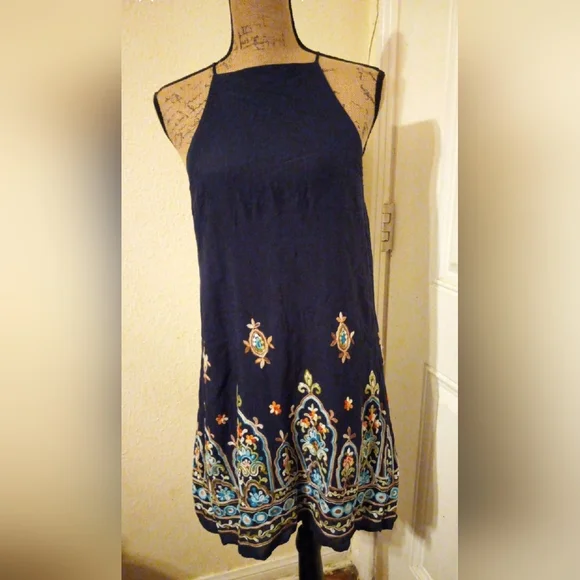 sachin and babi light blue dress Girl's Close to The Heart Embroidered Dress in Blue Size 4T main image 1